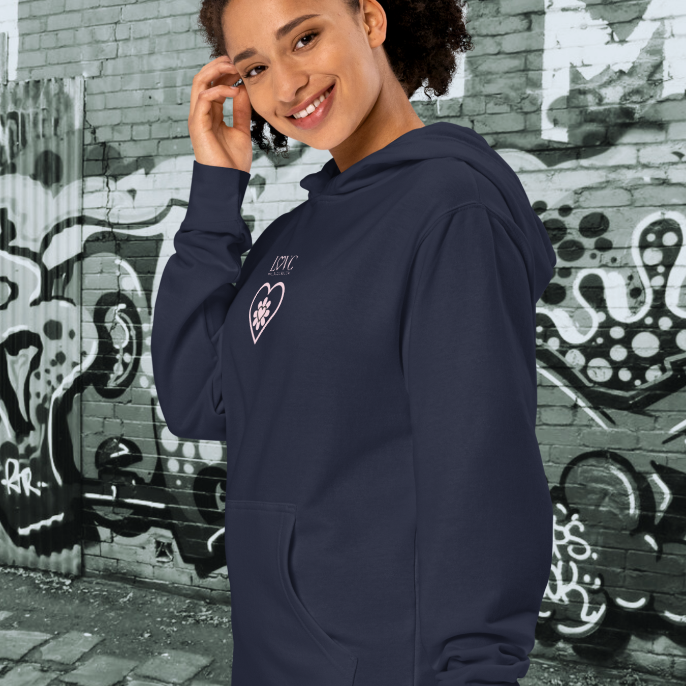HOODIE PREMIUM CON CAPUCHA MUJER CUORE