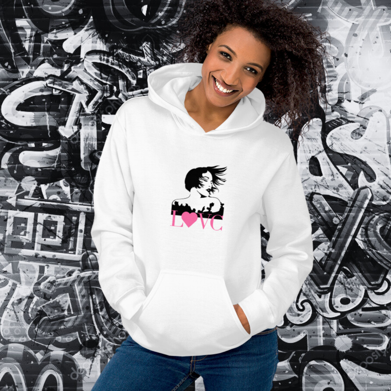 HOODIE CON CAPUCHA MUJER PERFIL