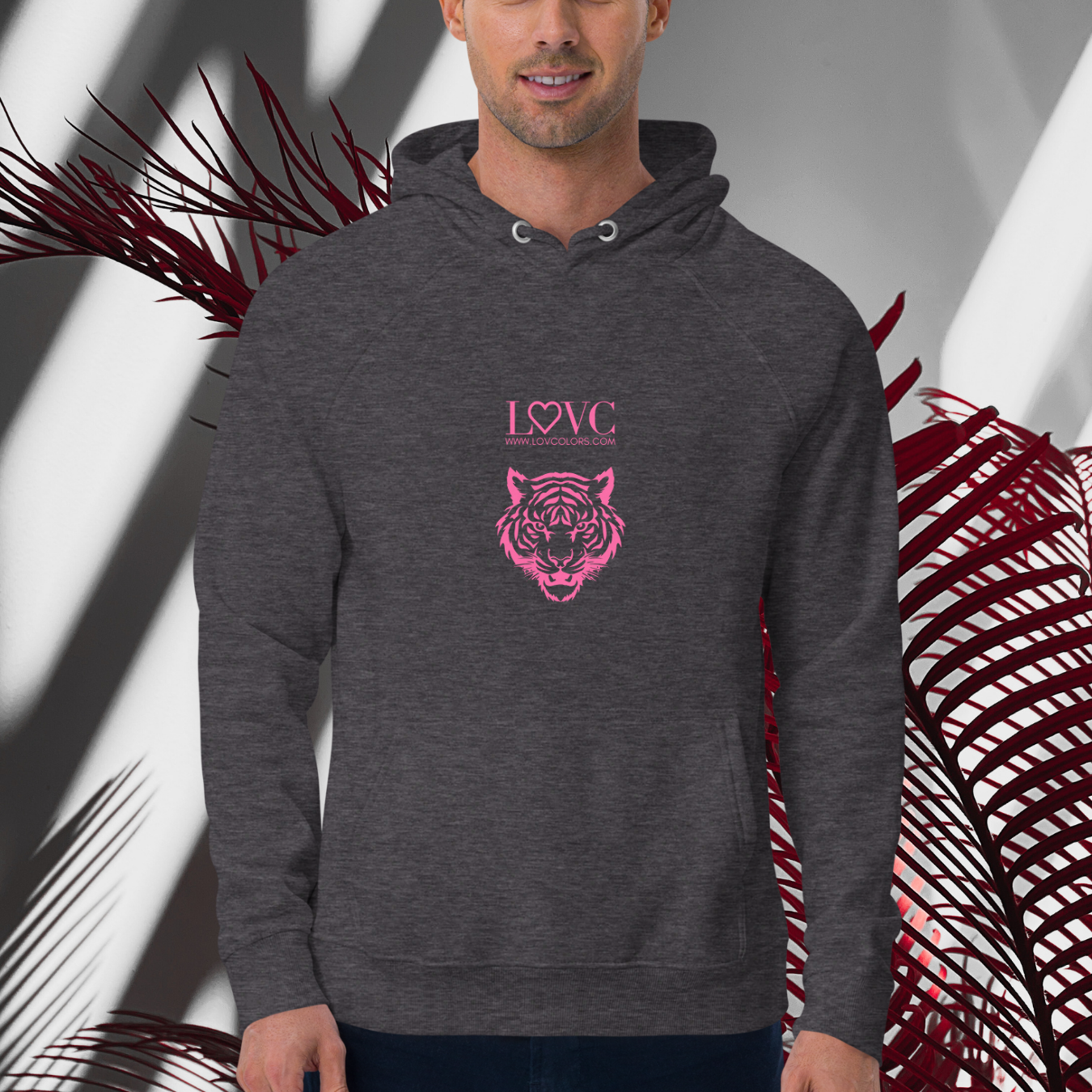 HOODIE CON CAPUCHA ECO HOMBRE TIGER