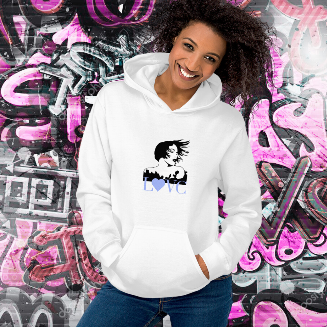 HOODIE CON CAPUCHA MUJER PERFIL