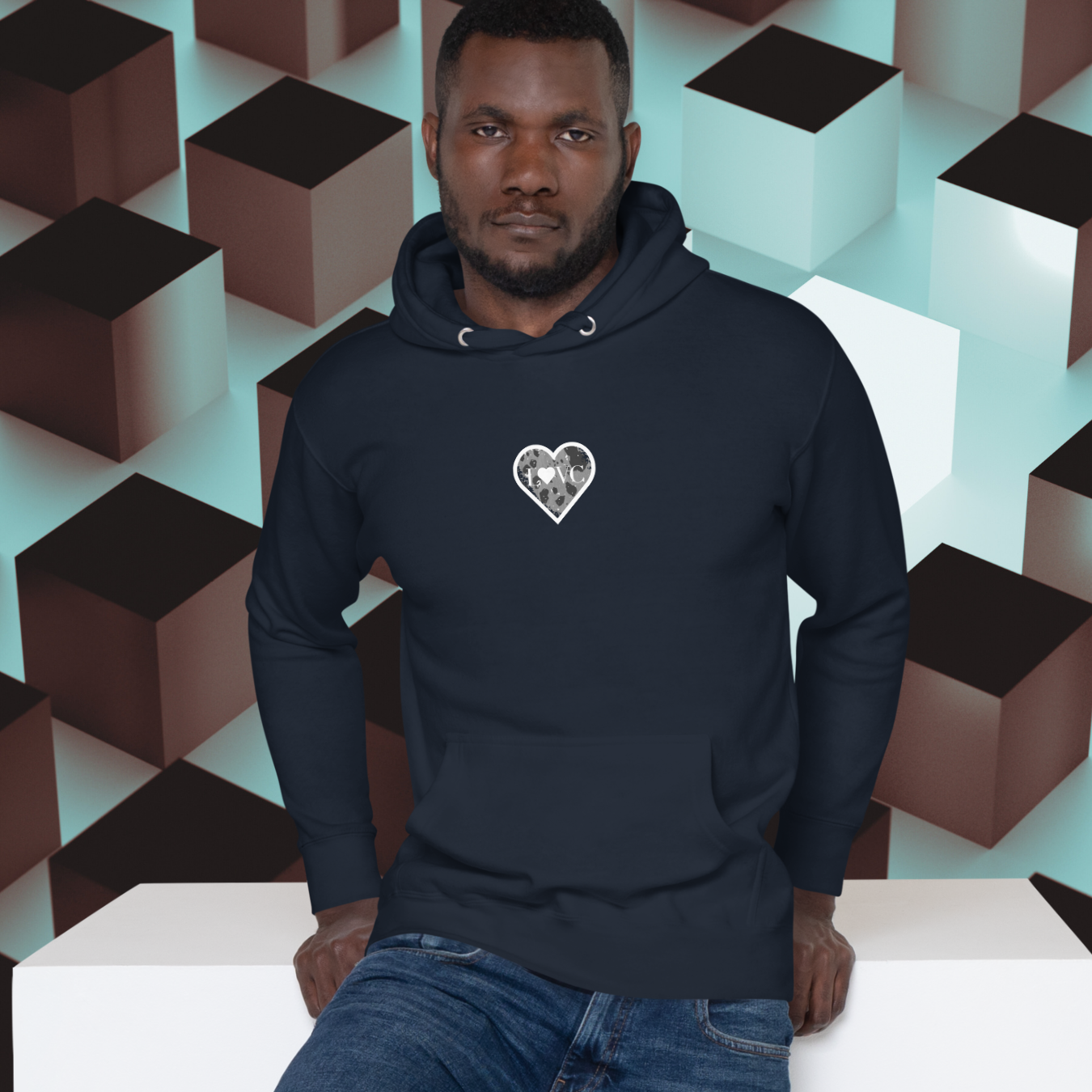 HOODIE CON CAPUCHA HOMBRE ANIMAL PRINT