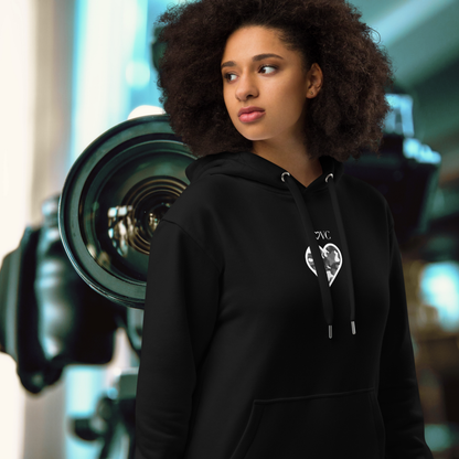 HOODIE PREMIUM CON CAPUCHA ECO MUJER LOGO MILITAR