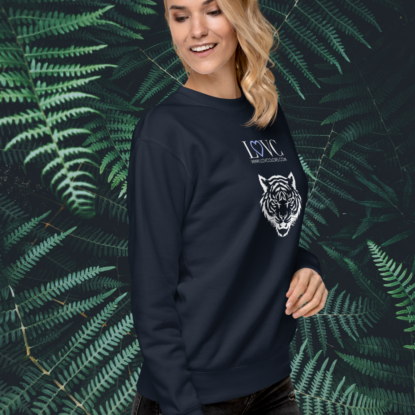 SUDADERA GRUESA MUJER TIGER