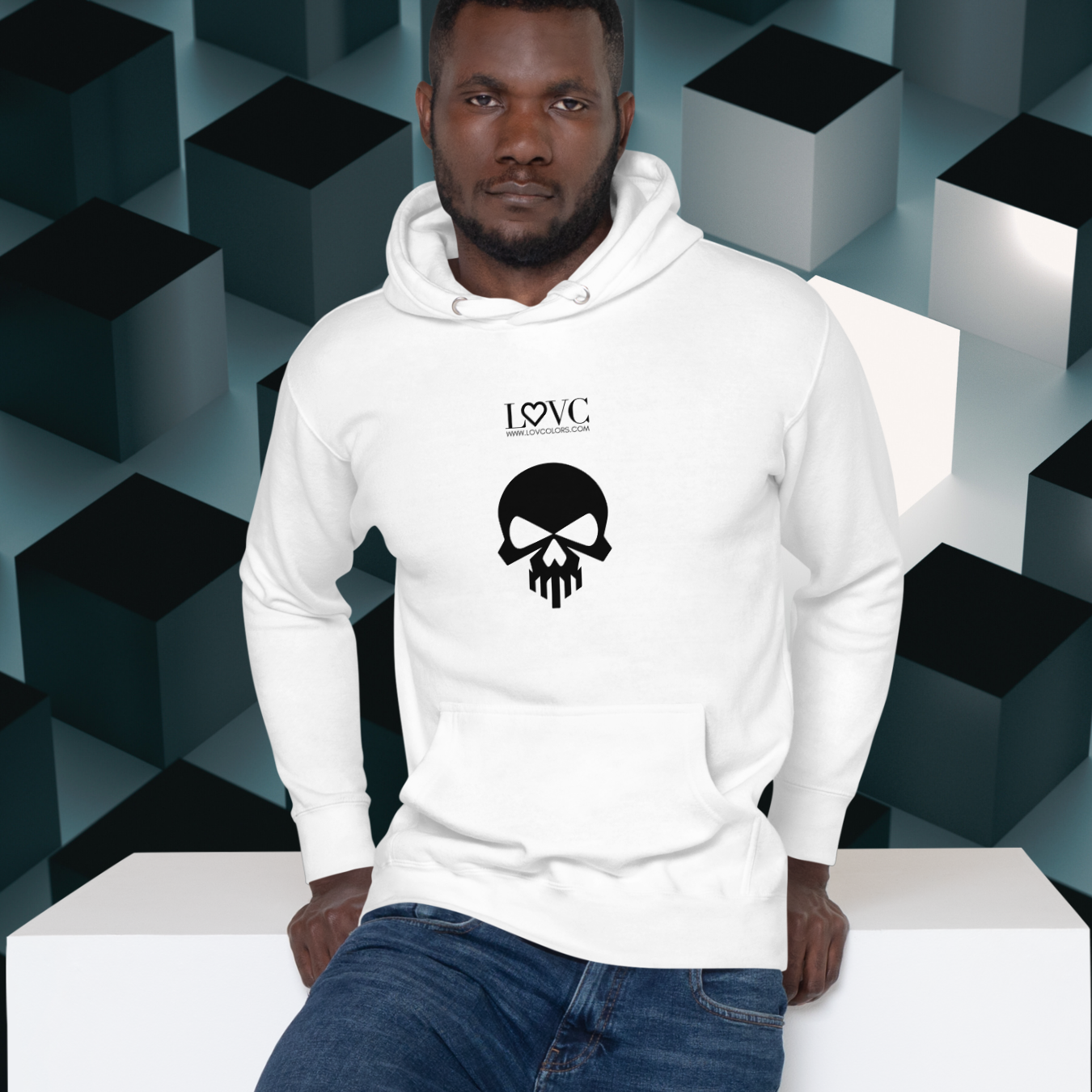 HOODIE CON CAPUCHA HOMBRE SKULL