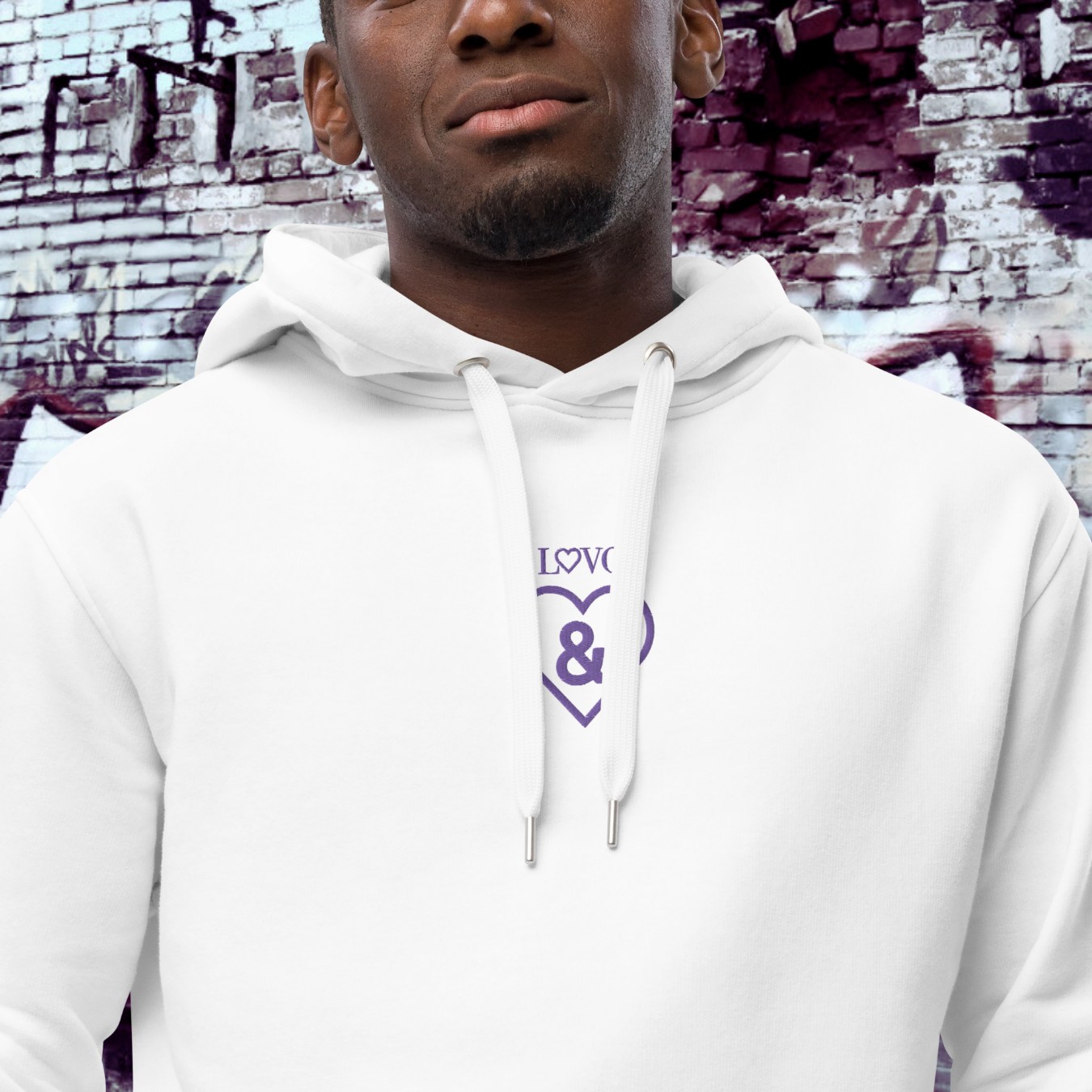 HOODIE PREMIUM CON CAPUCHA ECO HOMBRE SYMBOL BORDADO
