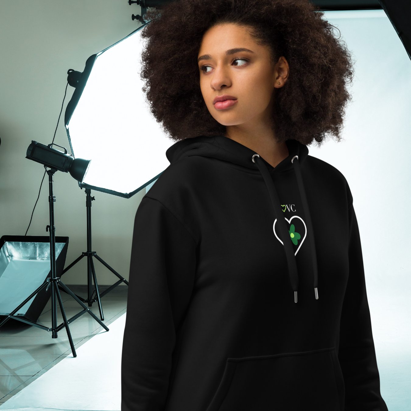 HOODIE PREMIUM CON CAPUCHA ECO MUJER DAISY