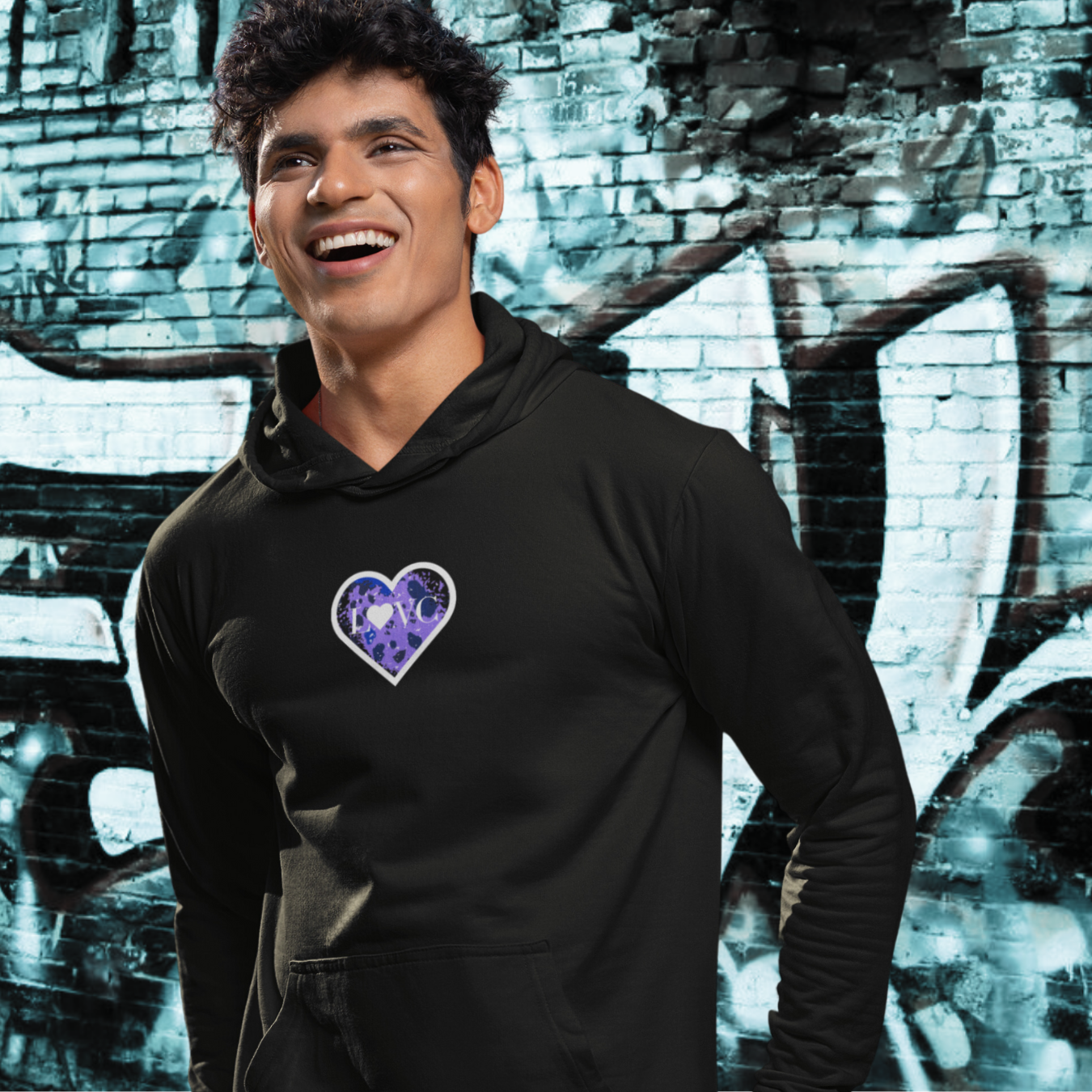 HOODIE CON CAPUCHA HOMBRE ANIMAL PRINT