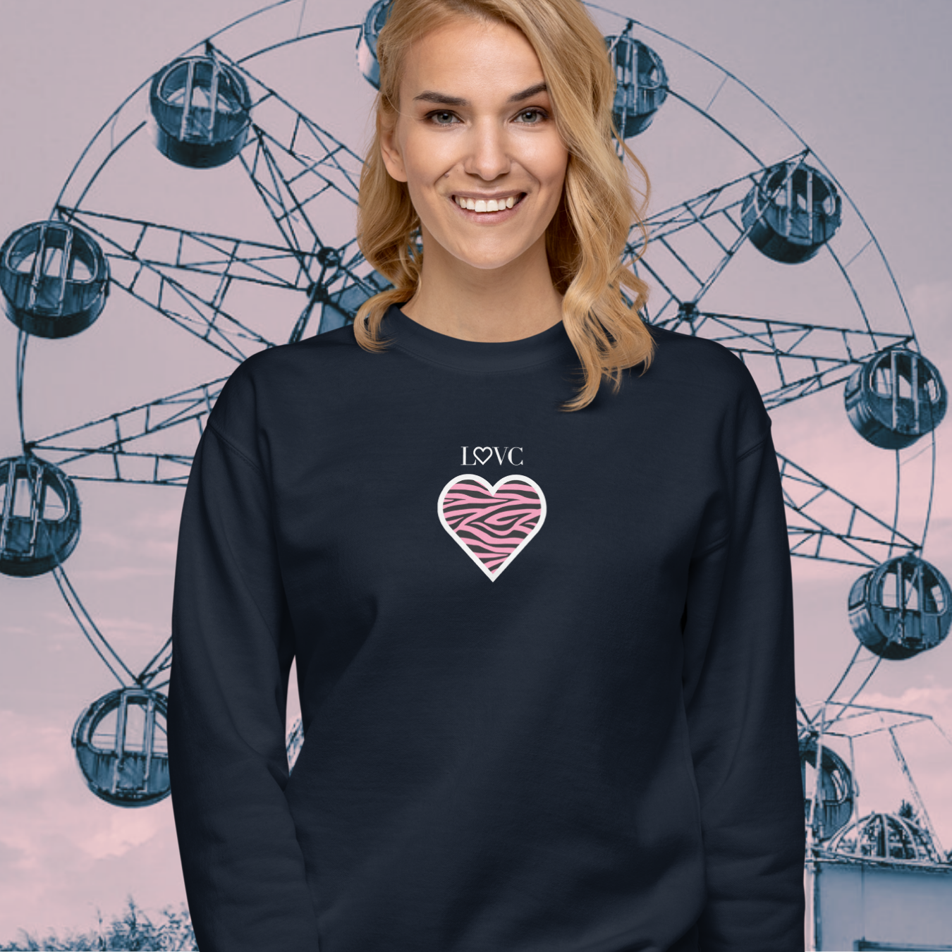 SUDADERA GRUESA MUJER ANIMAL PRINT