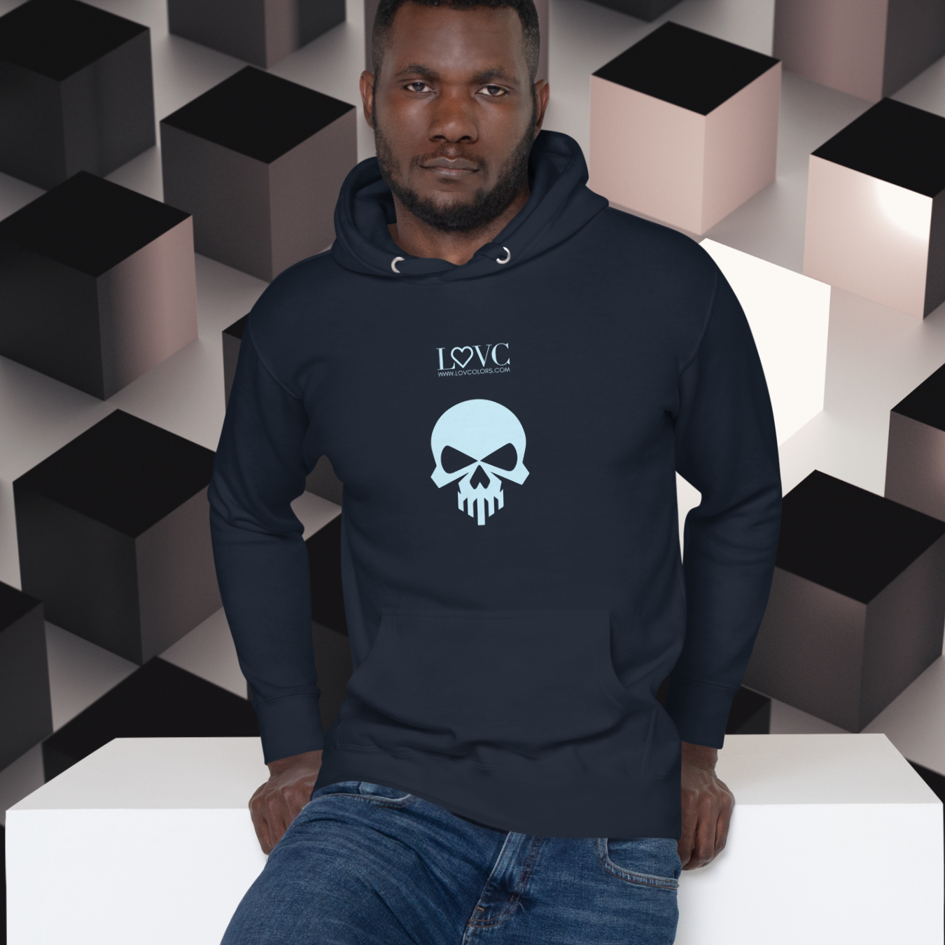 HOODIE CON CAPUCHA HOMBRE SKULL