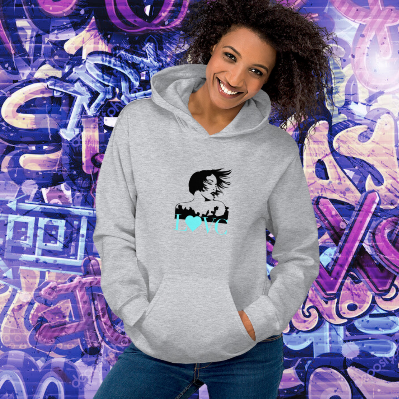 HOODIE CON CAPUCHA MUJER PERFIL