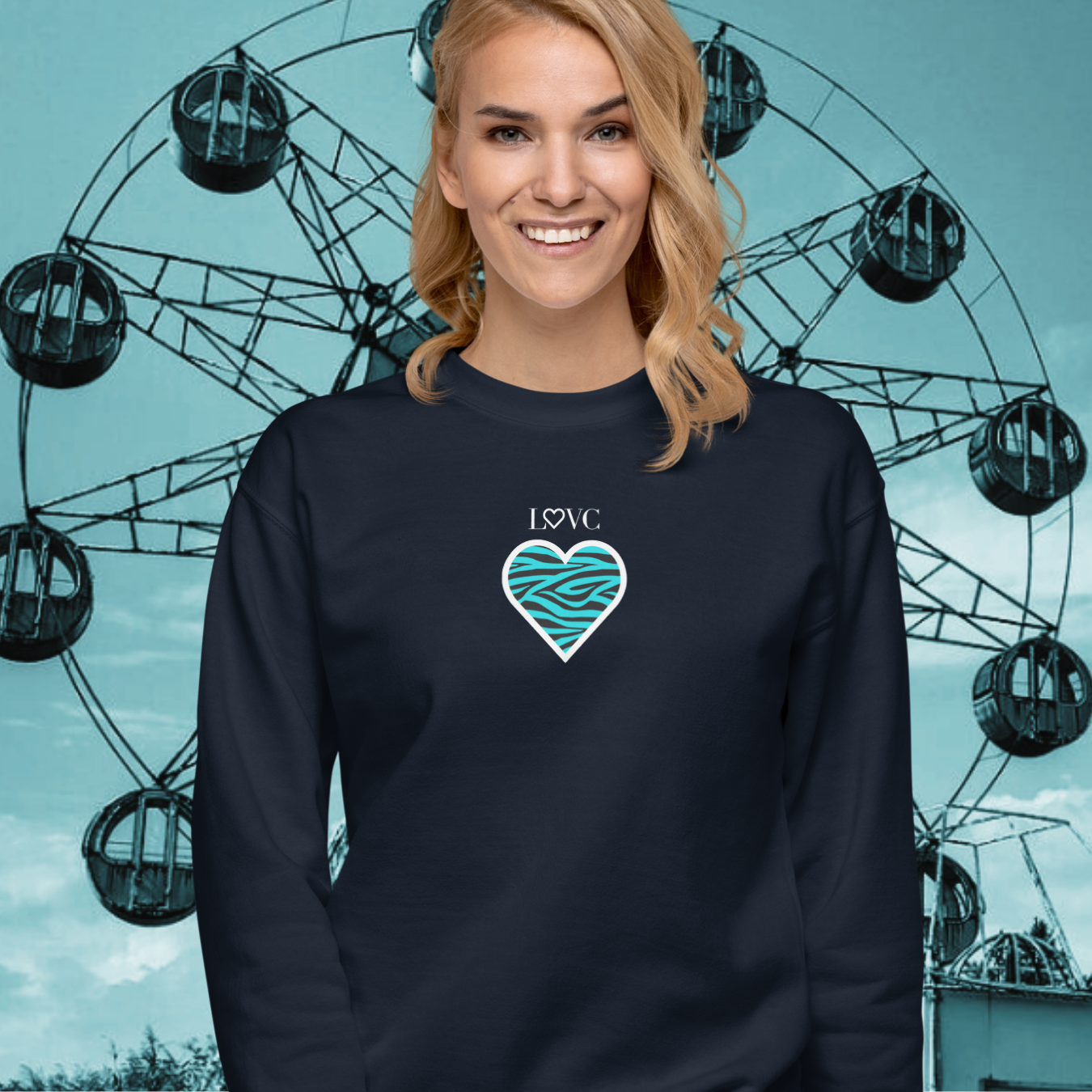 SUDADERA GRUESA MUJER ANIMAL PRINT