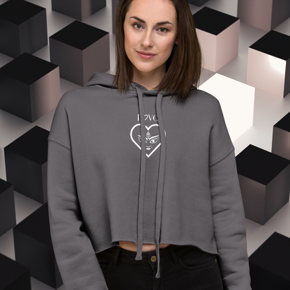 HOODIE CORTA CON CAPUCHA MUJER ANIMAL PRINT