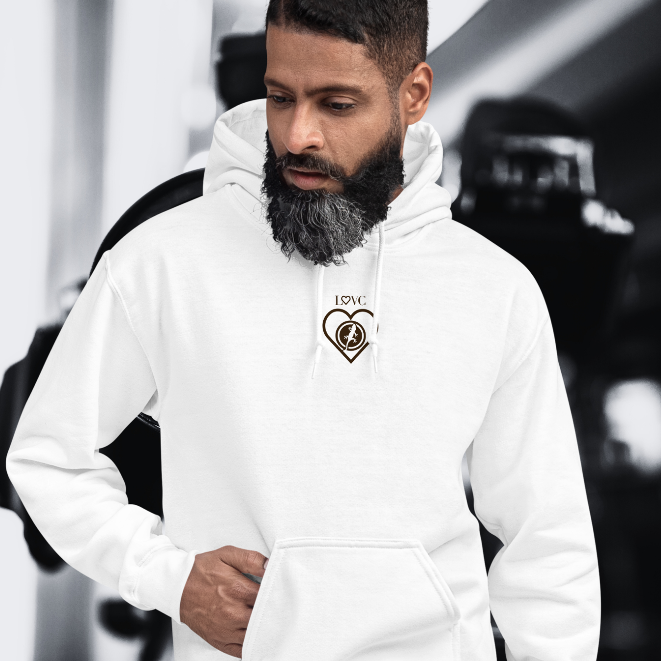 HOODIE CON CAPUCHA HOMBRE LIZARD