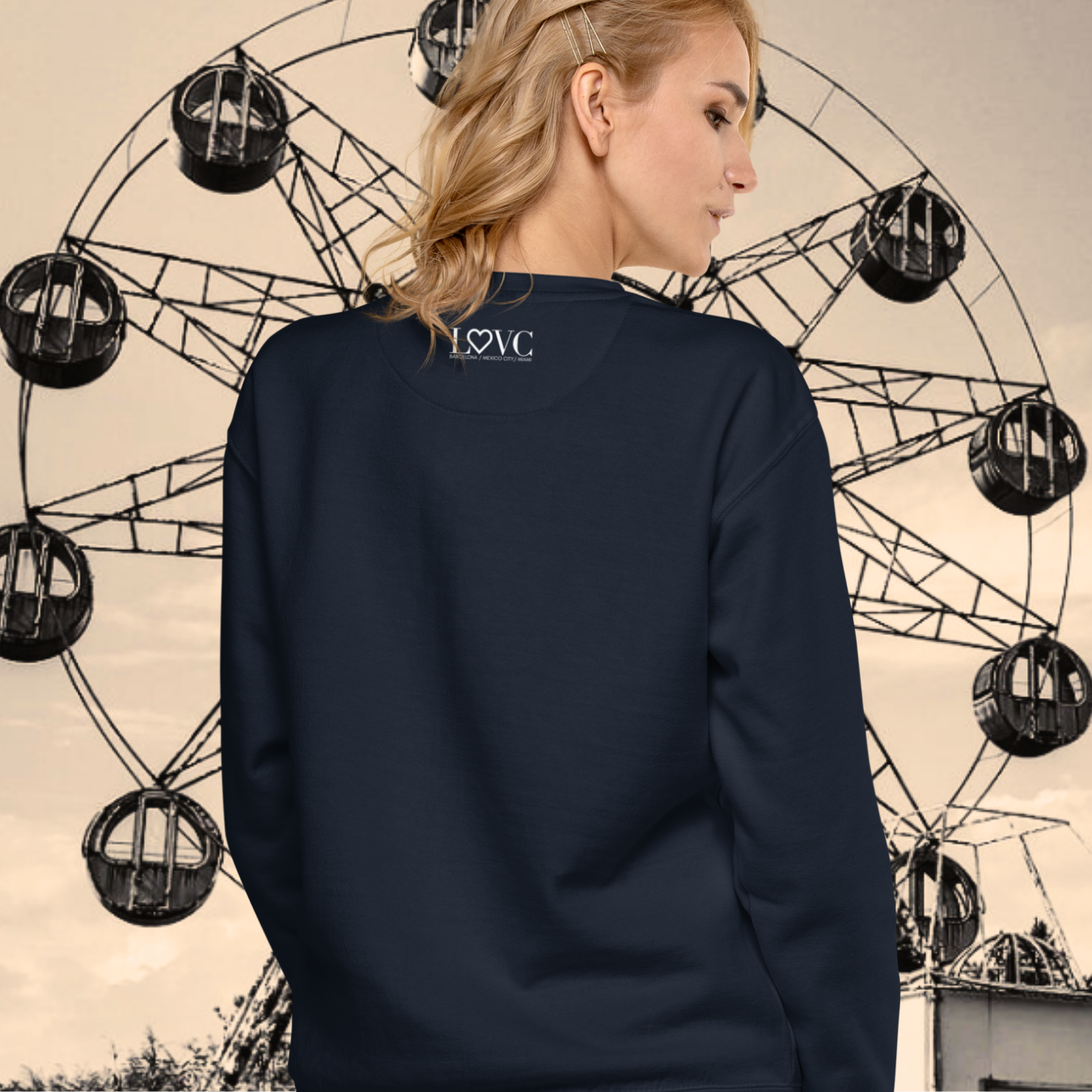 SUDADERA GRUESA MUJER ANIMAL PRINT