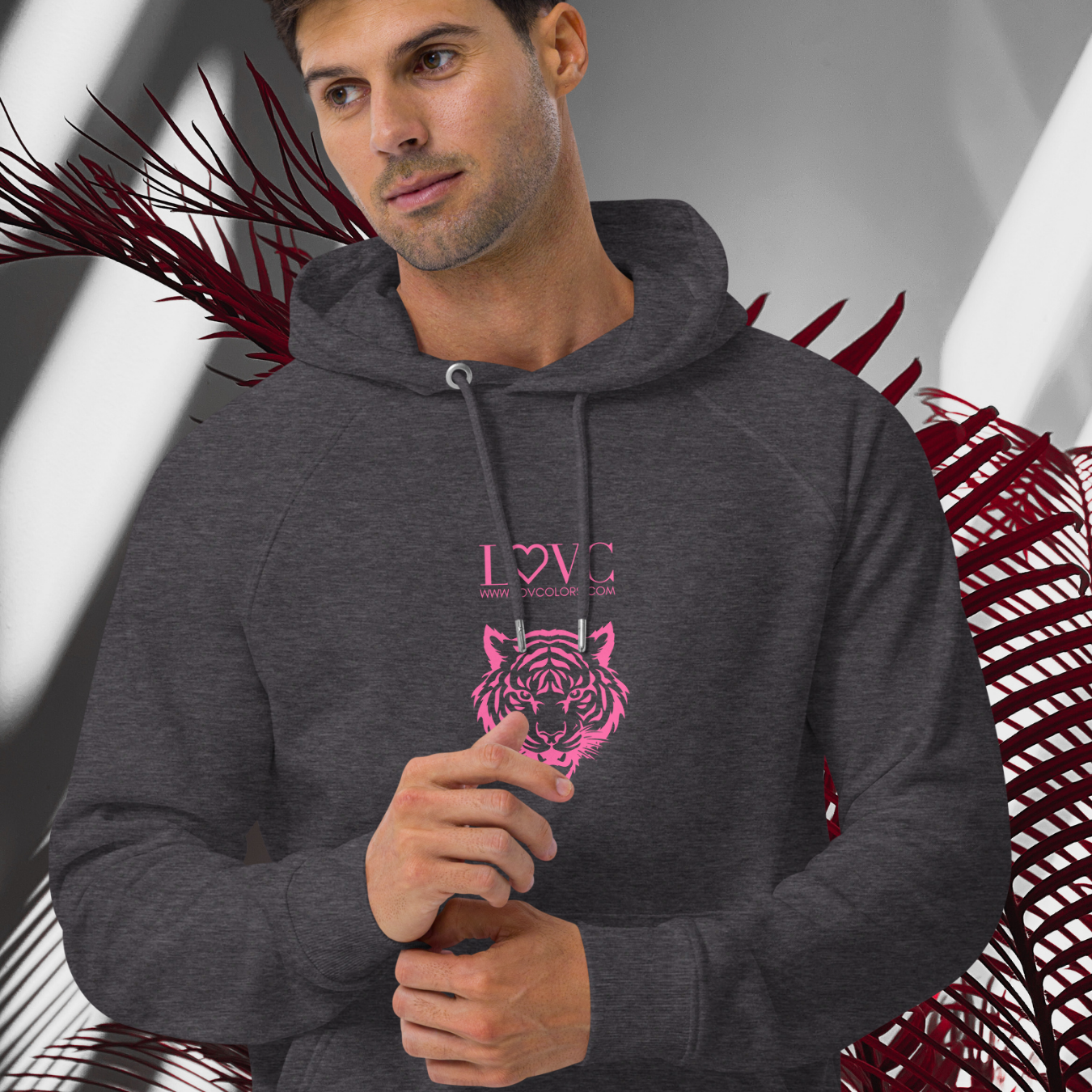 HOODIE CON CAPUCHA ECO HOMBRE TIGER