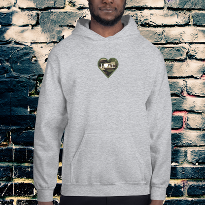 HOODIE CON CAPUCHA HOMBRE LOGO MILITAR