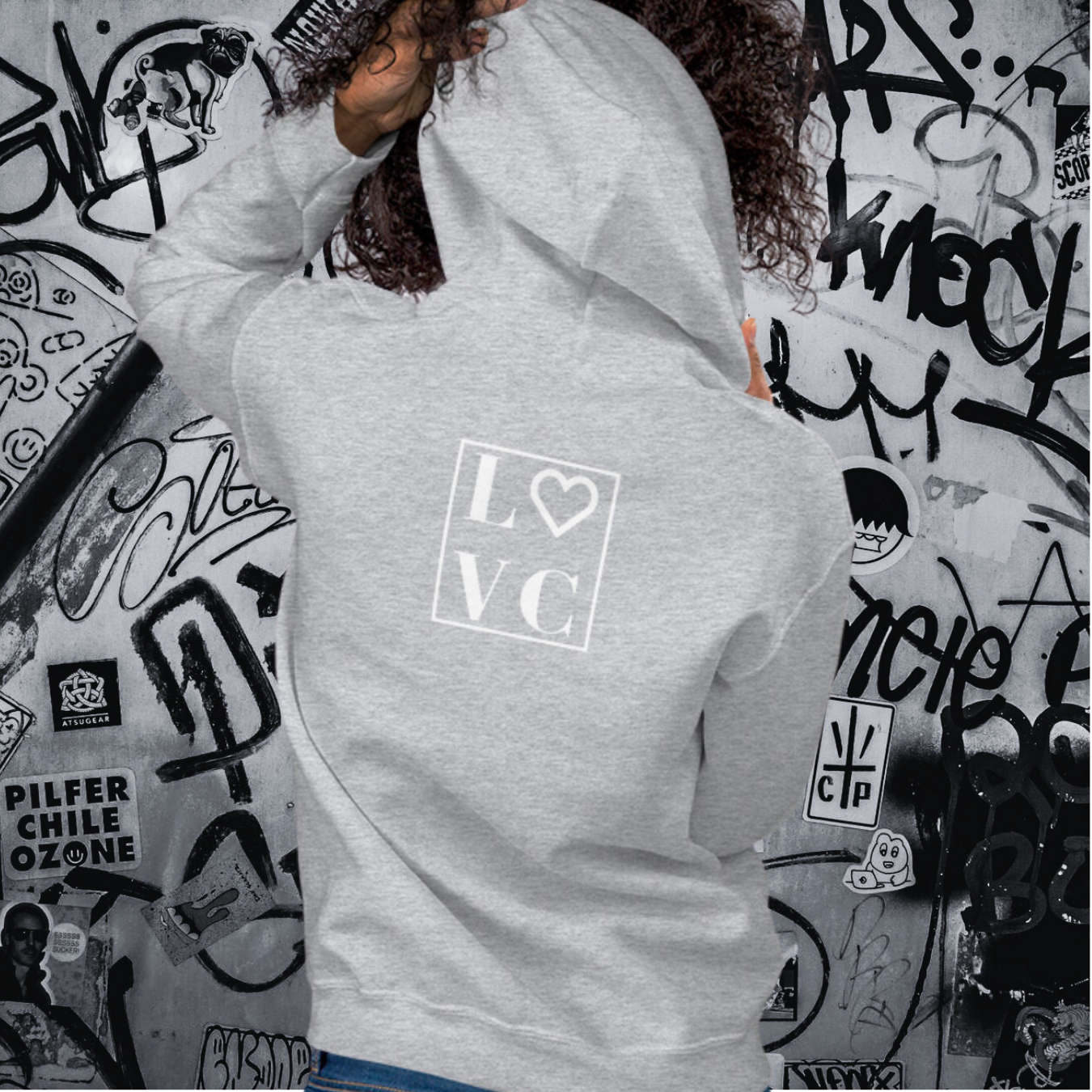 HOODIE CON CAPUCHA MUJER ARTE