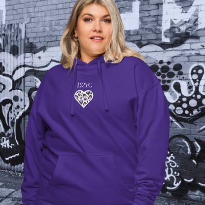 HOODIE PREMIUM CON CAPUCHA MUJER ANIMAL PRINT