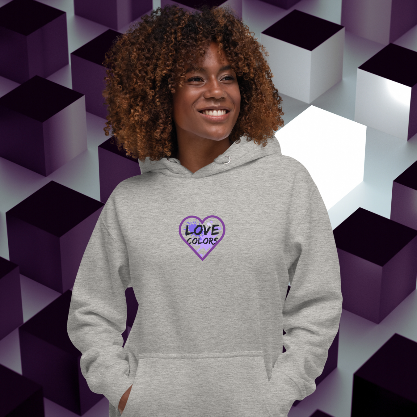 HOODIE CON CAPUCHA MUJER SPLASH