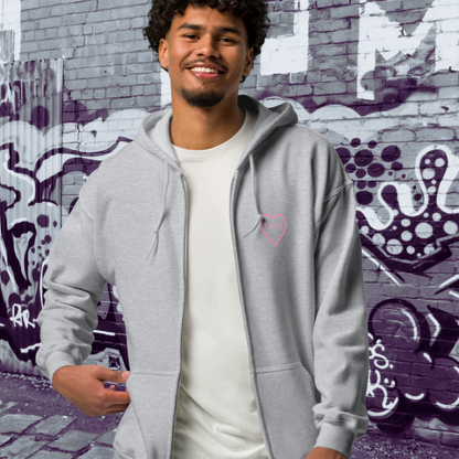HOODIE CON CAPUCHA Y CREMALLERA HOMBRE COOL