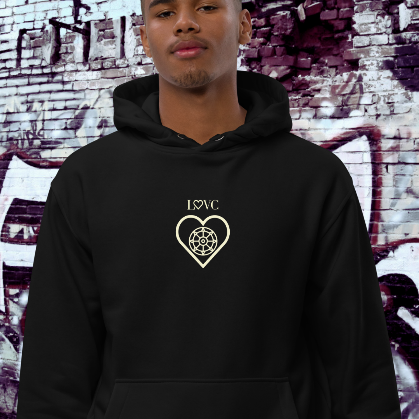 HOODIE PREMIUM CON CAPUCHA ECO HOMBRE ETNIA