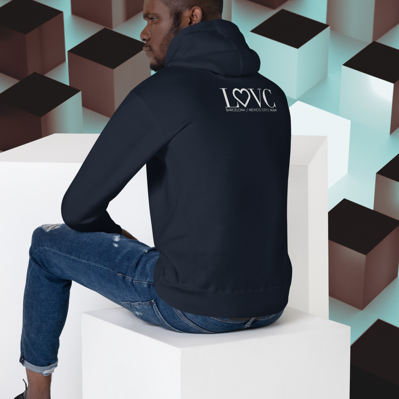 HOODIE CON CAPUCHA HOMBRE ANIMAL PRINT
