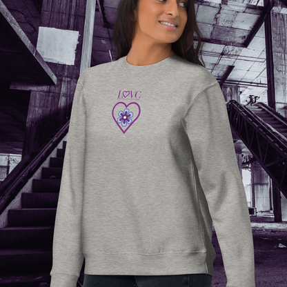 SUDADERA GRUESA MUJER FLOWER