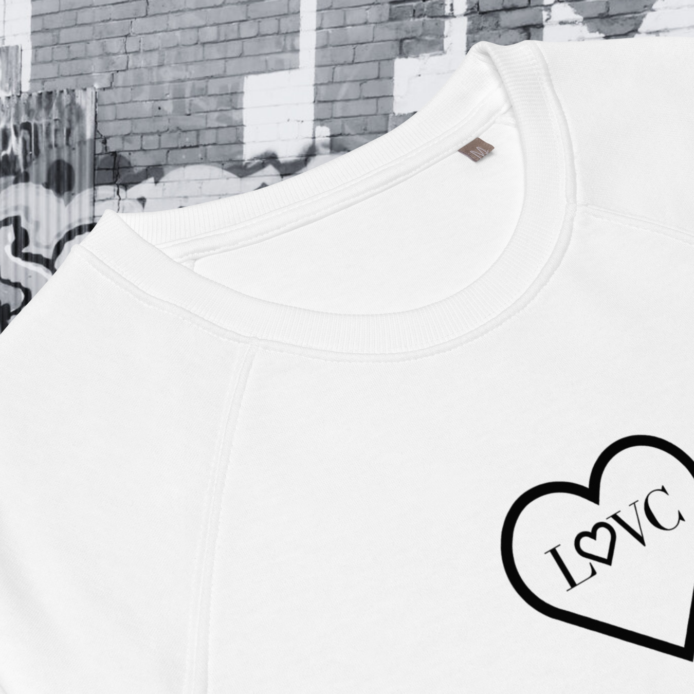 SUDADERA ORGÁNICA HOMBRE LOGO CLASSIC