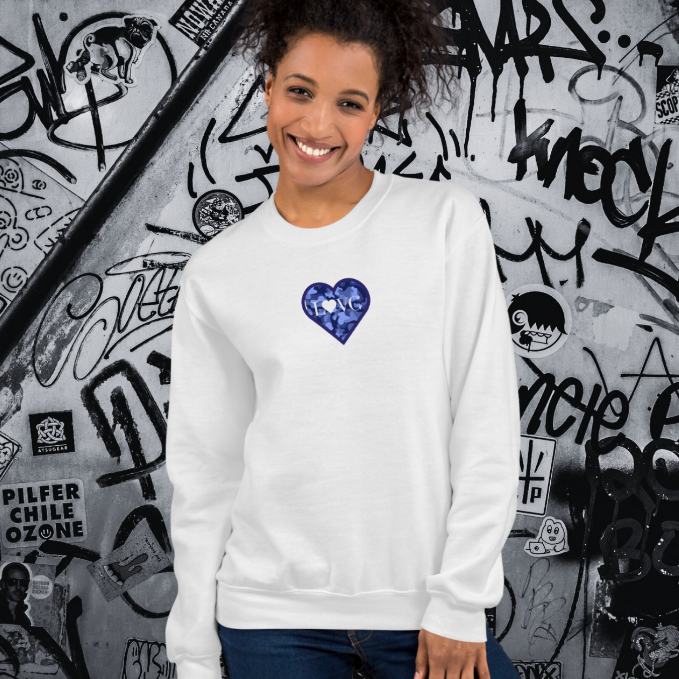 SUDADERA GRUESA MUJER ANIMAL PRINT