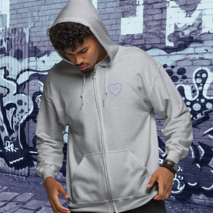 HOODIE CON CAPUCHA Y CREMALLERA HOMBRE COOL
