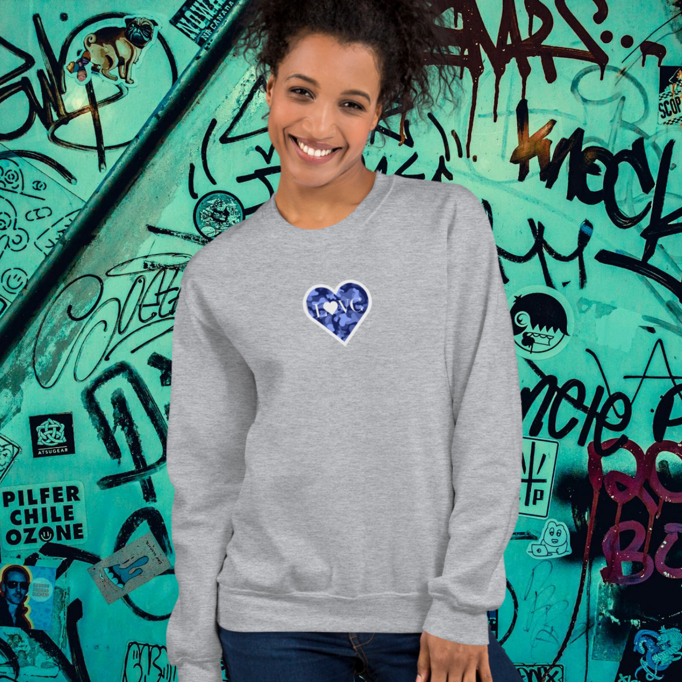 SUDADERA GRUESA MUJER ANIMAL PRINT