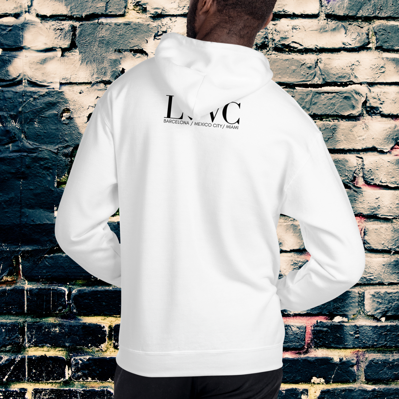 HOODIE CON CAPUCHA HOMBRE LOGO MILITAR