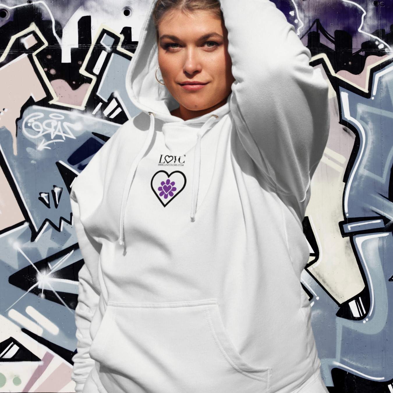 HOODIE PREMIUM CON CAPUCHA MUJER CUORE