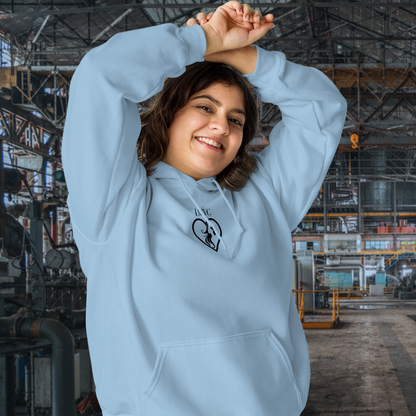 HOODIE CON CAPUCHA MUJER SILUETA