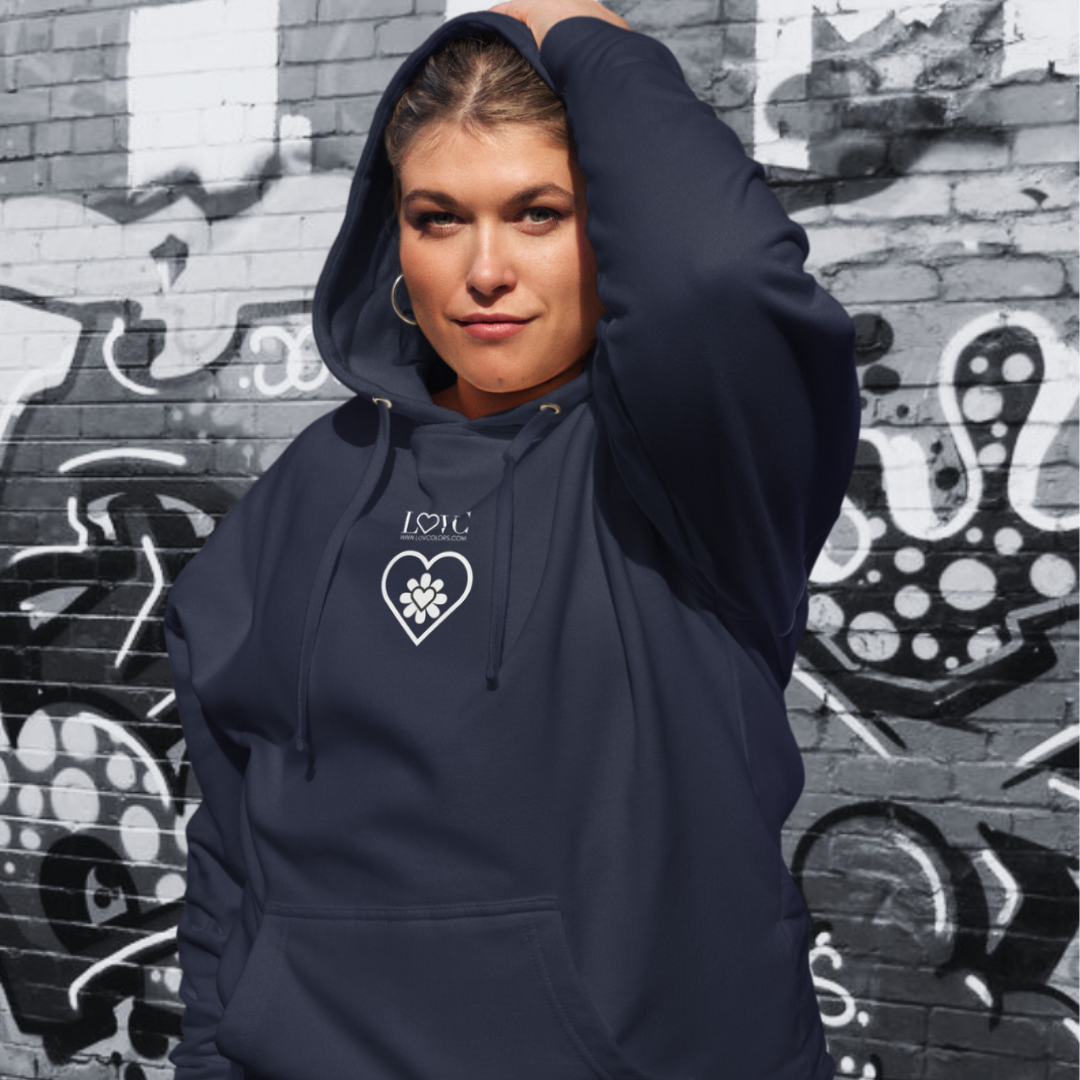HOODIE PREMIUM CON CAPUCHA MUJER CUORE