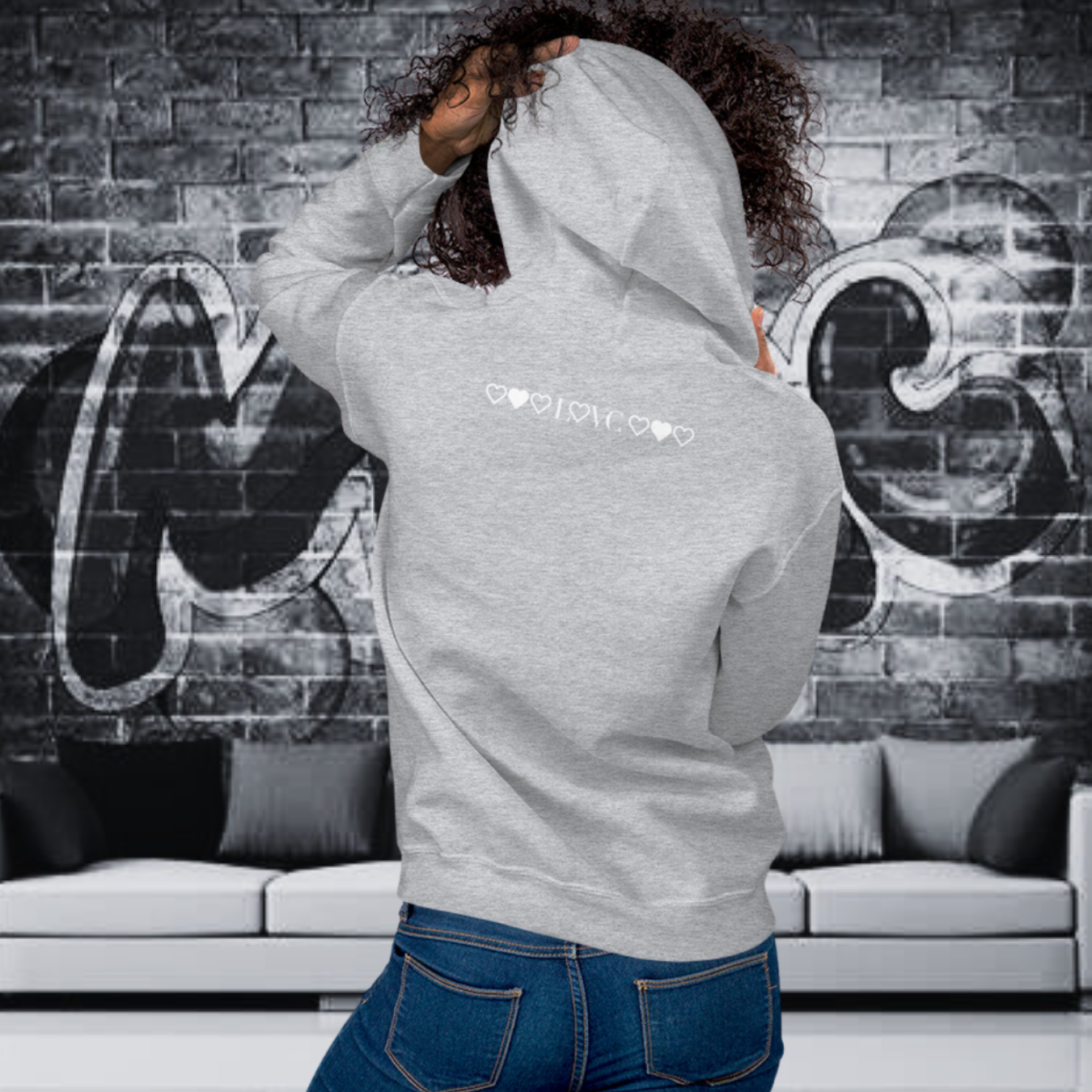 HOODIE CON CAPUCHA MUJER SKULL