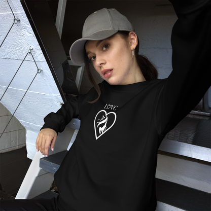 SUDADERA GRUESA MUJER SILUETA