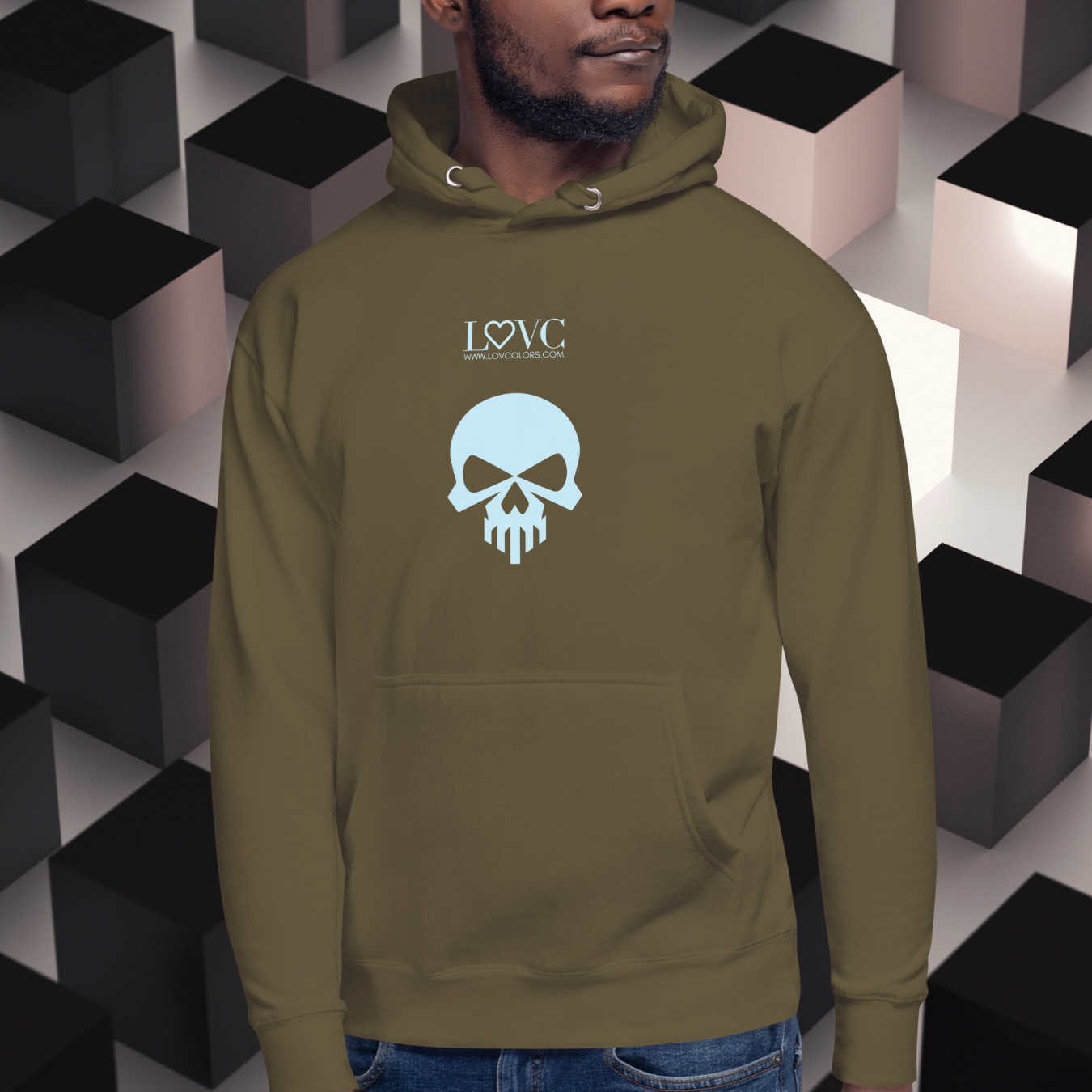 HOODIE CON CAPUCHA HOMBRE SKULL