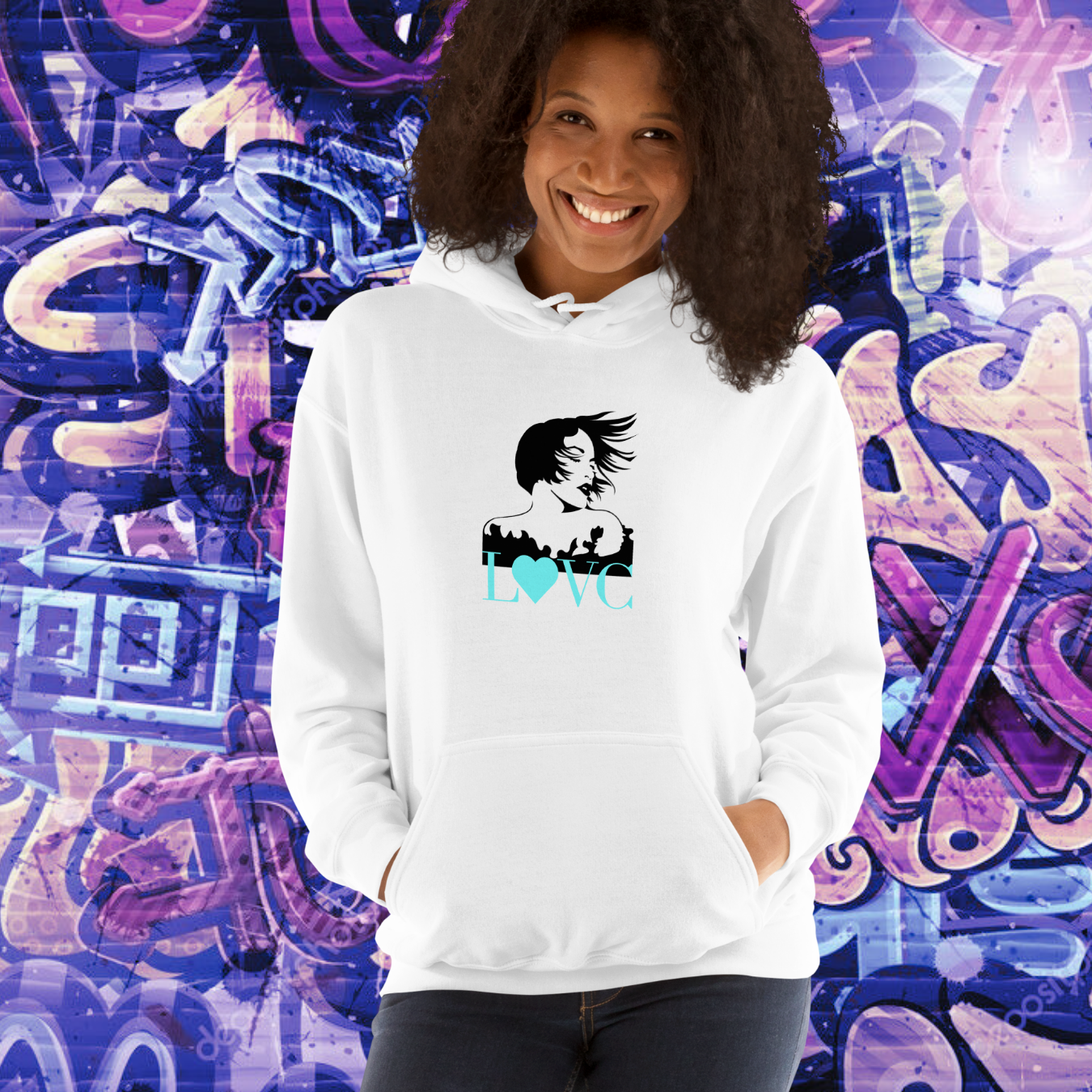 HOODIE CON CAPUCHA MUJER PERFIL