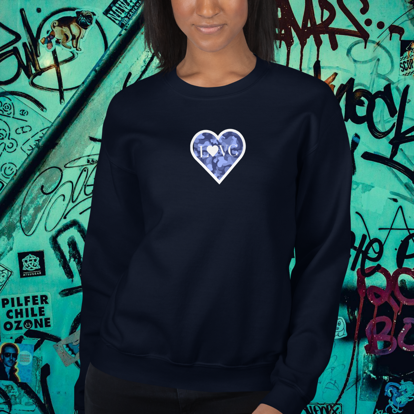 SUDADERA GRUESA MUJER ANIMAL PRINT