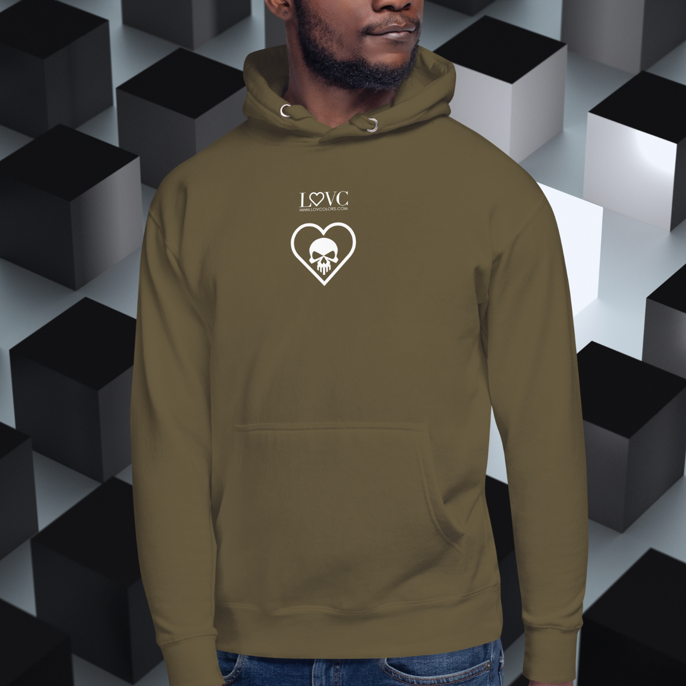 HOODIE CON CAPUCHA HOMBRE SKULL