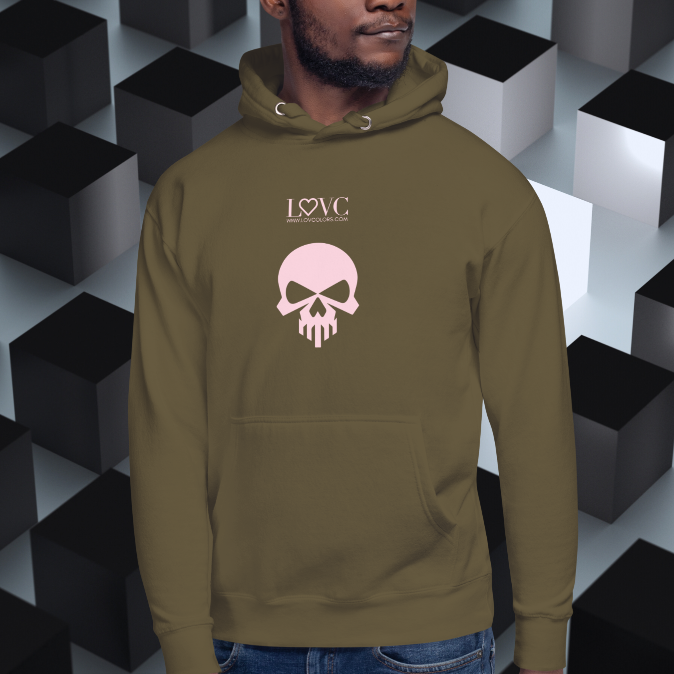 HOODIE CON CAPUCHA HOMBRE SKULL