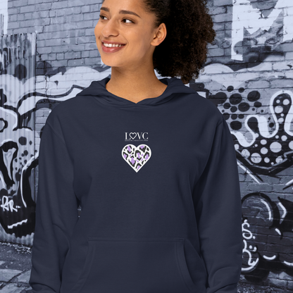 HOODIE PREMIUM CON CAPUCHA MUJER ANIMAL PRINT