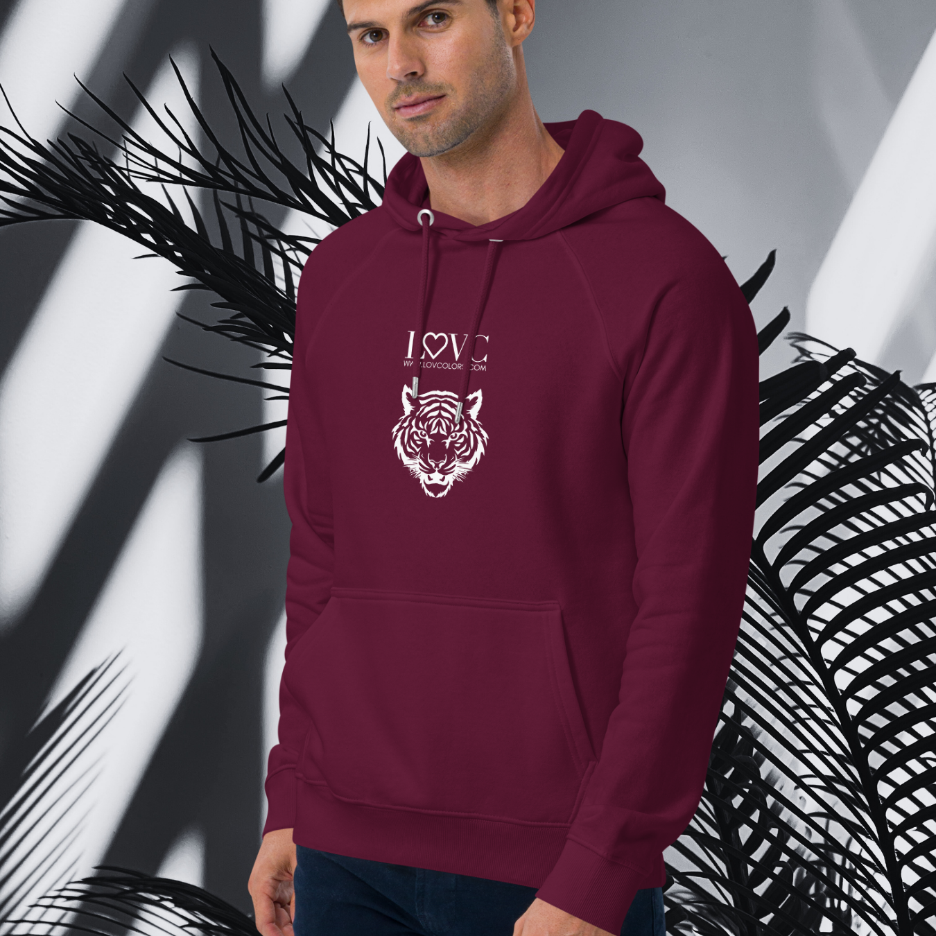 HOODIE CON CAPUCHA ECO HOMBRE TIGER