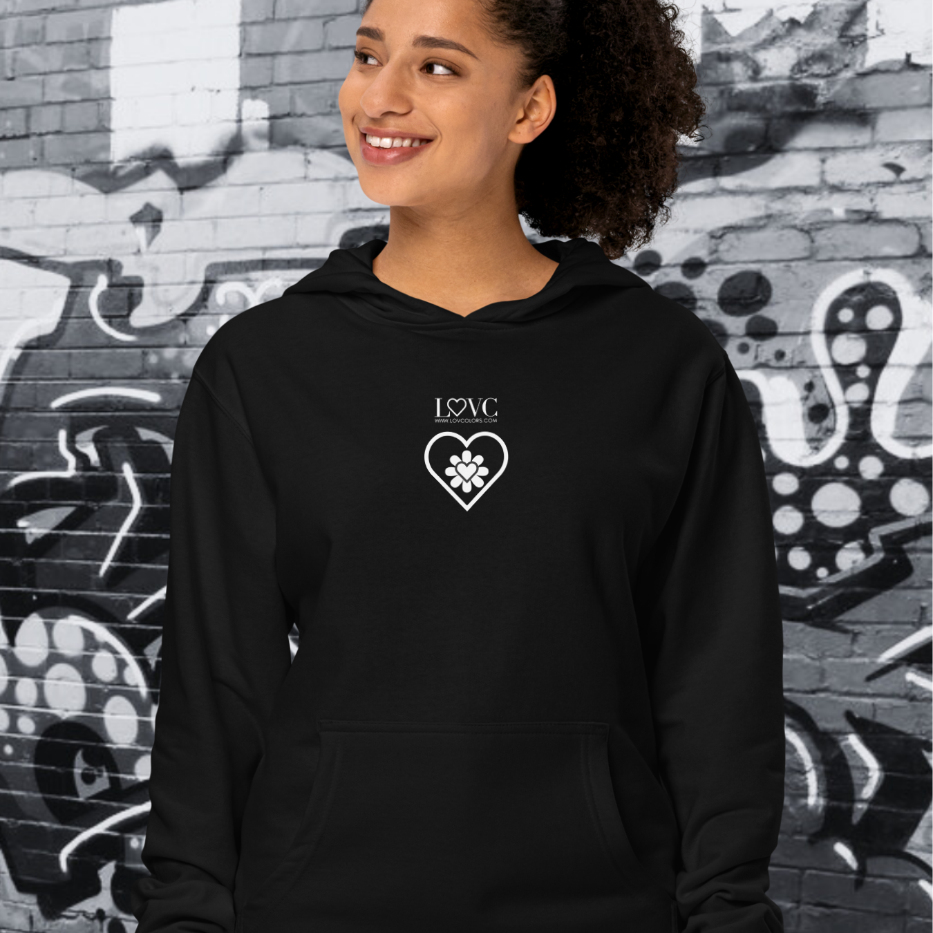 HOODIE PREMIUM CON CAPUCHA MUJER CUORE