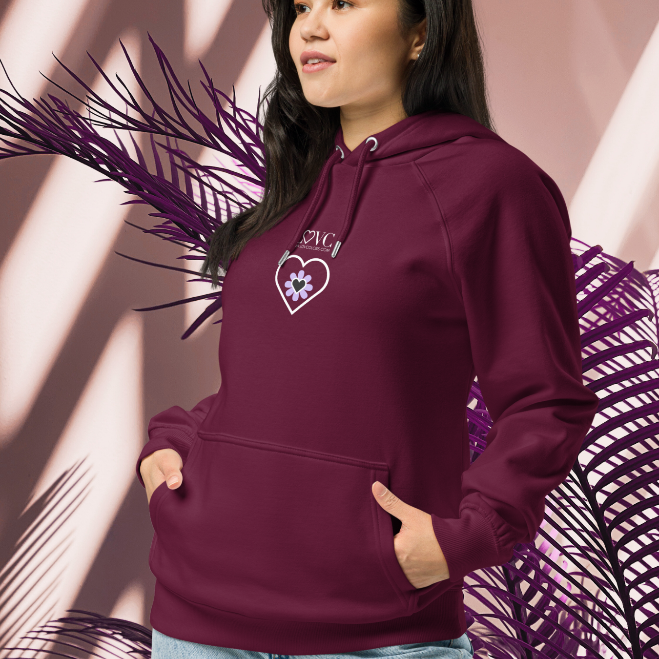 HOODIE CON CAPUCHA ECO MUJER CUORE