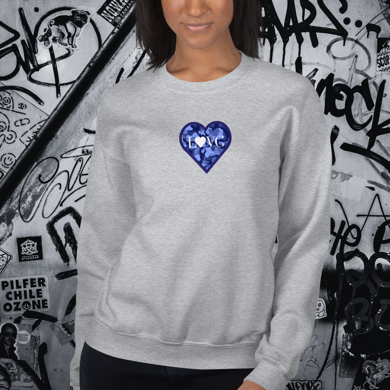 SUDADERA GRUESA MUJER ANIMAL PRINT