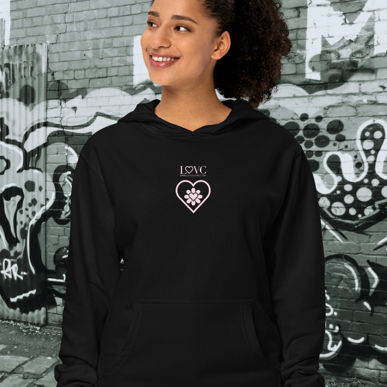 HOODIE PREMIUM CON CAPUCHA MUJER CUORE