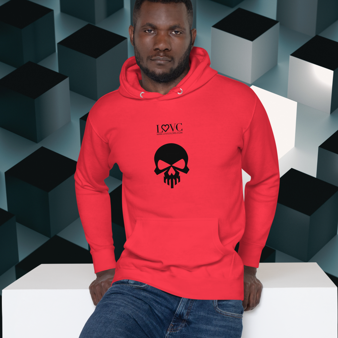 HOODIE CON CAPUCHA HOMBRE SKULL