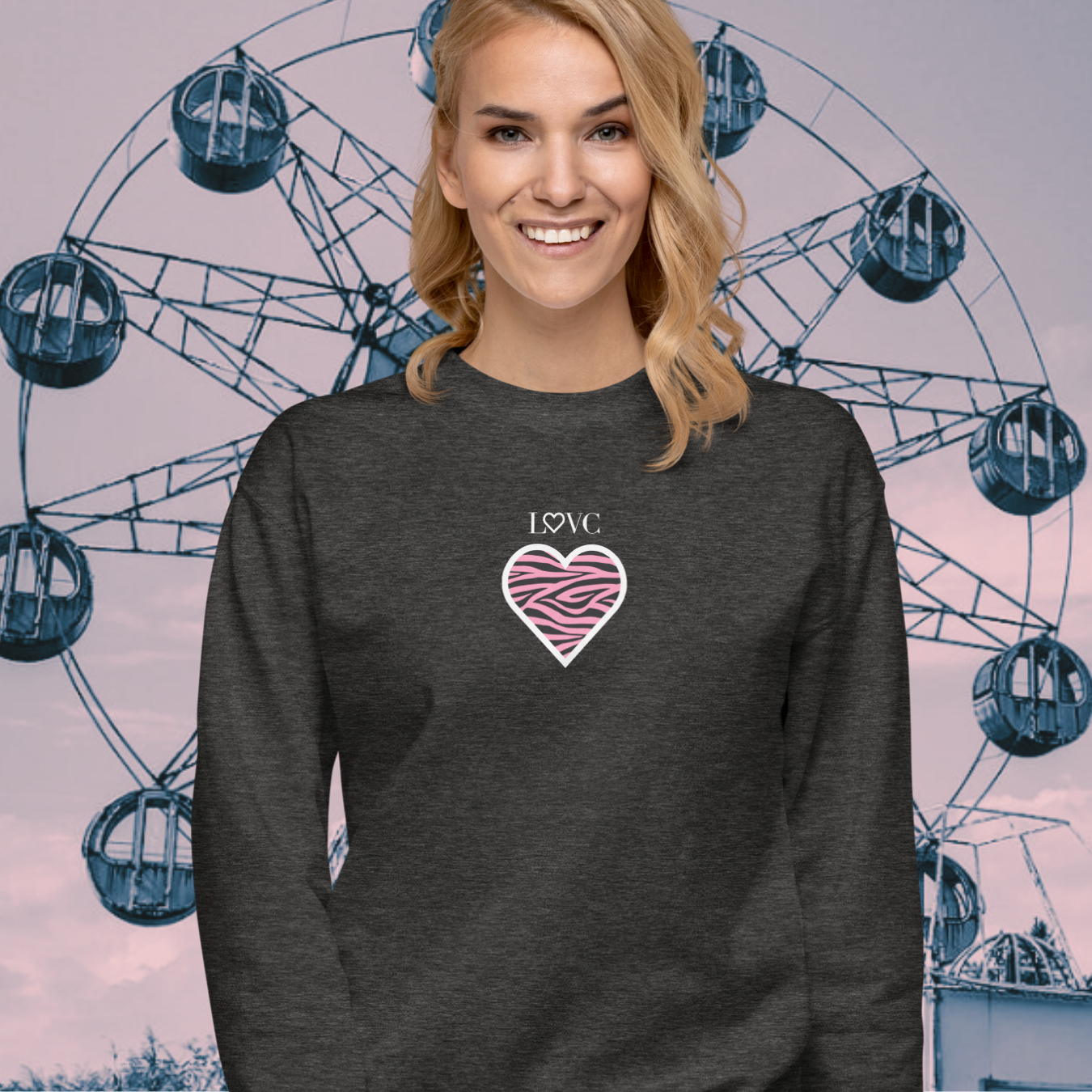SUDADERA GRUESA MUJER ANIMAL PRINT